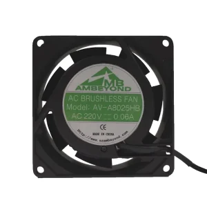 Silent AC Axial Cooling Fan 8025 80x80x25mm 110V 220V Ball Bearing Low Noise High Airflow Industrial Cooling Exhaust Fan