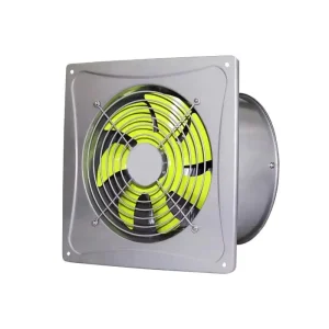 Silent Electric Stainless Steel Axial Flow Exhaust Fan 220V Duct Booster Wall Mounted Ball Bearing AC Ventilation Pipe