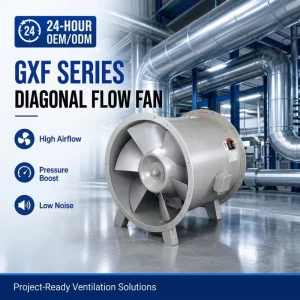 Silent High Speed AC Infinity Mixed Flow Industrial Electric AC Axial Ventilation Fan Duct Fan for Hydroponics Ventilation