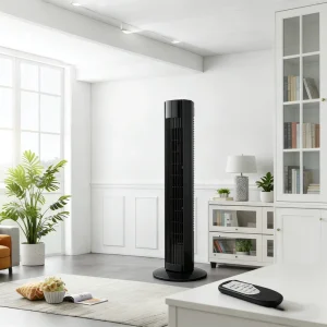 Silent Household Tower Fan Remote Control Bladeless Smart Fan Electrical Tower Fan