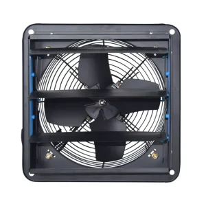 Silent Kitchen Exhaust Fan for Convenient Household and Industrial Use Featuring Convenient Window Shutters