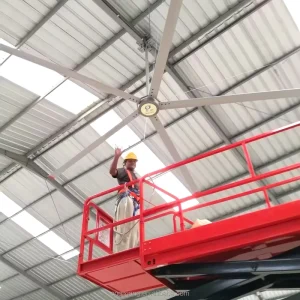 Silent Large Industrial Ceiling Fans 10ft 12ft 14ft Big Blades Large Ceiling Fan for Factory Commercial Farmhouse