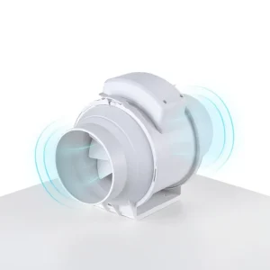Silent Mixed Flow Exhaust Fan OEM ODM Customizable Electric Powered Plastic Blades for Indoor Growing Duct Fan Manufacturer