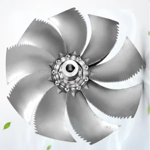 Silent Operation Axial Cooling Fan Blade for HVAC Ventilation System and Air Conditioning Heat Exchanger