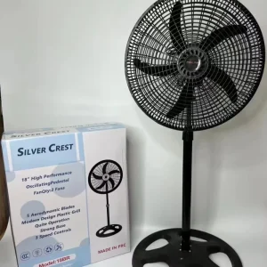 Silver CREST Large Electric Fan Cross Border Export Household Floor Fan with Shaking Head Feature Tower & Pedestal Fans