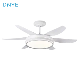 Simple Ceiling Fan with Light Household ABS Blade 52 Inch Silent Motor modern Intelligent Remote Control LED Ceiling Fan Light