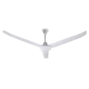 Simple Durable 110V 60Hz 56 Inch Metal Ceiling Fan 3 Metal Blades Powerful Wind with 5-Speed Wall Control