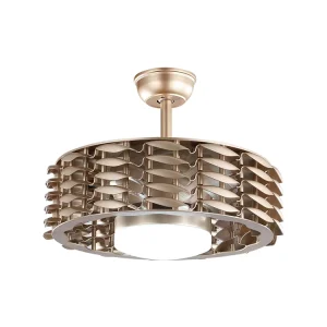 Simple Luxury Modern Chandelier Remote Control Indoor Decoration Bedroom Living Room Dimmable Quiet Led Ceiling Fan With Light