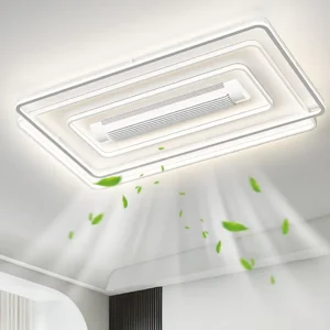 Simple Ultrathin Bladeless 220v Ceiling Fans with Led Lights and Remote Control for Living Room