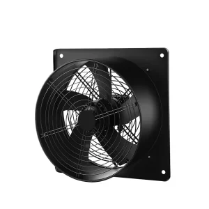 Single phase Three phase Square Outer Rotor Axial Flow Wall Fan Silent High speed Smoke Exhaust Industrial Made