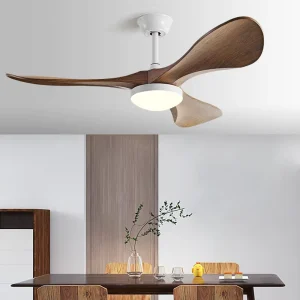 Sleek Minimal 42-Inch Silent BLDC LED Ceiling Fan with Integrated Lighting and Remote Control