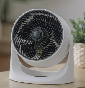 Small 7″ 3 Speed Silent Portable Table Fan White USB Rechargeable Mini for Home Office Car Outdoor Use