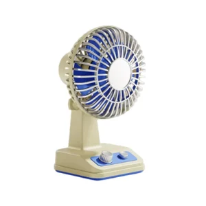 Small Desk Fan 3 Speed Battery Operated USB C Rechargeable Personal Desktop Fan Portable Mini Table Fan for Office Bedroom Home
