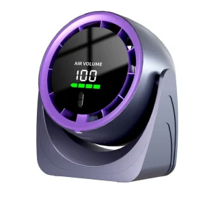 Small Fan with Remote Control USB Charging Digital Display Turbo Kitchen Bathroom Wall Mounted Small Fan