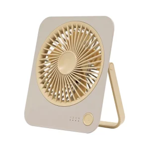 Small Hand Fan with Handle Ultra Slim Silence Air Cooling Fan Mini 1200mAh High Capacity Usb Desktop Fan