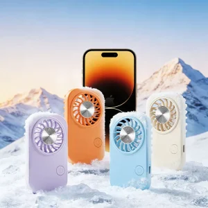 Small Mini Electric Rechargeable 1200Mah Battery Pocket Desktop Handheld High Speed Fan