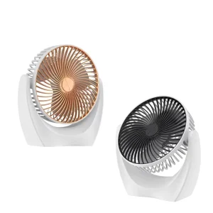 Small Portable Desktop Air Circulation Fan with Mechanical Control USB Powered Brushless Motor Low Noise 36 45dB