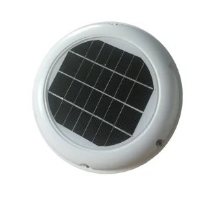 Small Solar Exhaust Fan Roof Vent for RV Boat Bathroom Portable Toilet Motorhomes