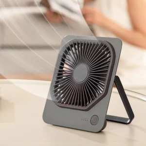 Small Table Handheld Fan Mini USB Rechargeable Fan Three Speed Outdoor Portable Fan 1200mAh Lithium Battery Fan