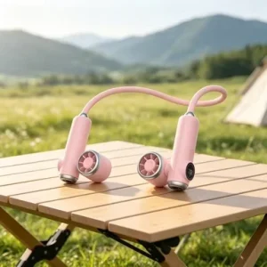 Small USB Charging Magnetic Detachable 4000mAh Outdoor Plastic Portable Wearable Electric Hanging Neckband Neck Fan