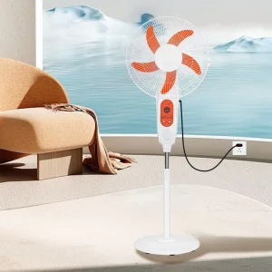 Smart 18 Inch Stand Fan With Remote Control Digital Floor Fan for Bedroom Living Room