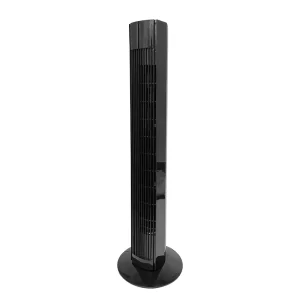 Smart 36 Inch Bladeless Oscillating Tower Fan 3 Speed Remote for Outdoor Hotel Use