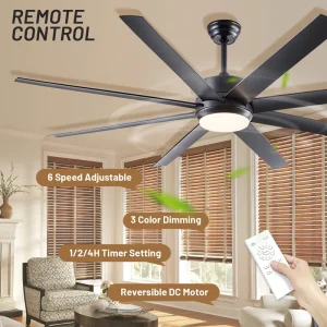Smart 70 Inch ABS Ceiling Fan Light Tuya APP Control Timer Function 220V 110V Dual Voltage
