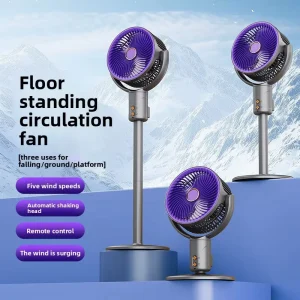 Smart Air Circulator Fan Remote Control Oscillating Brushless Motor Silent Table Fan