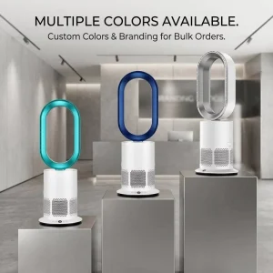 Smart Bladeless Fan Brushless Motor App Control Table Fan for Modern Boutique Hotel and Bedroom Home Use