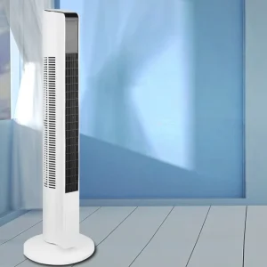 Smart Bladeless Fan Tower Type Quiet Touch Control Commercial OEM Home Electric Tower Fan Safety Bladeless Fan