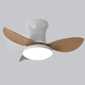 Smart Ceiling Fan with Stepless Dimming LED Light DC Inverter Motor Remote APP Control 6 Speed for Indoor Bedroom Study