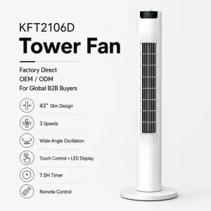 Smart Energy Saving Portable Noiseless 42 Inch Remote Control 90 Degree Oscillation Oscillating Fan for Family