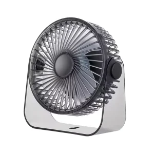 Smart Fan 3000mah Battery Capacity Indoor Fan Transparent Color with Night Light Mini Table Fan