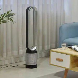 Smart Home Standing Electric Air Cooling Fan Large Vertical Bladeless Fan Air Purifier Fan