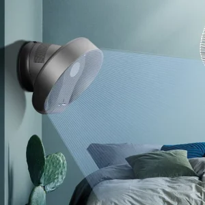 Smart Leafless Fan Silent Energy Saving Natural Air Bladeless Cool Fan Wall Mounted Fan With Remote Control