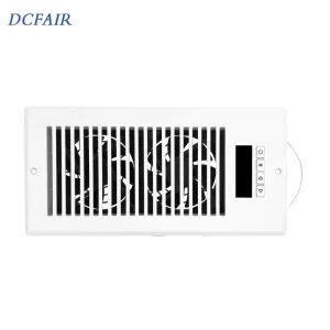 Smart Register Booster Fan with Thermostat Control Intelligent Heating Cooling Trigger 10 Fan Speed Adjustable AC Air Vent Fan