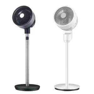 Smart Tower Pedestal Fan with Remote Control Energy Efficient Adjustable Height for RV and Household Use