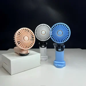 Smart USB Battery Powered Mini Table Fan Summer Cooling Handheld Portable Outdoor & Car Use Home
