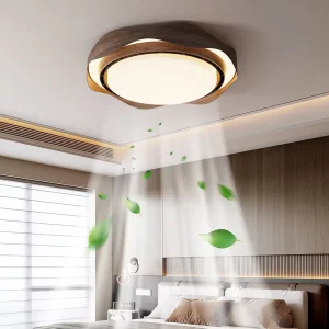 Smart Voice Remote Wall Switch Control DC Motor LED 6-Speed Dimmable Low Noise Modern Home Bedroom 20-Inch Ceiling Fan