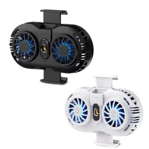 Smartphone Dual Liquid Cooled Cooling Fan Ultimate Gaming &Streaming Accessory Quiet Operation