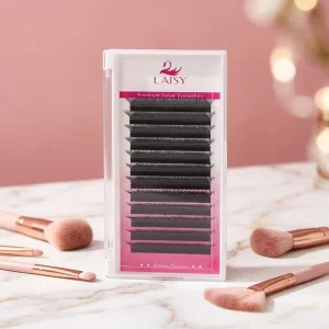 Soft Matte PBT Self Blooming Easy Fan Volume Lash Trays for Eyelash Extensions