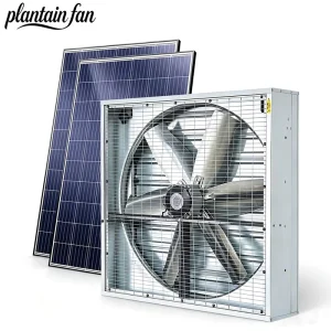 Solar Cooling Fan High Speed Fan with Solar Panel for Greenhouse Poultry Ventilation