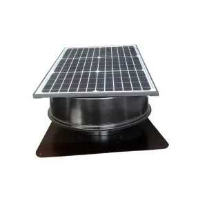 Solar DC Brushless Attic Roof Exhaust Fan Ventilation for Eco Friendly Roof and Greenhouse Cooling Solutions OEM ODM
