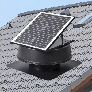 Solar DC Brushless Attic Roof Fan Low Noise High Efficiency Aluminum Alloy Exhaust Fan for Modern Homes Save Energy OEM ODM