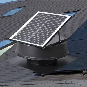 Solar DC Brushless Roof Exhaust Fan with High Efficiency for Greenhouses and Attics Customizable