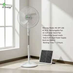 Solar Dc Fan 16inch Standing Solar Fan 18inch Electric Solar Fan Solar Powered Ventilation Fan