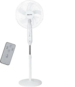 Solar Electric Rechargeable Battery Portable Handheld Standing Fan for Car Use