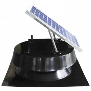 Solar Exhaust Ventilation Fan 20w Solar Powered Max 1599 CFM Custom Powerful Brushless DC Motor Remove Excess Heat for Household