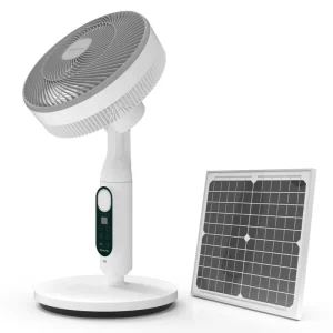 Solar Fan With Solar Panel DC Solar Air Circulation Fan Lithium Battery Solar Fans