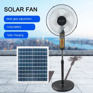 Solar Fan with Mosquito Repellent and 25W 3 Speed Outdoor Dormitory Option
